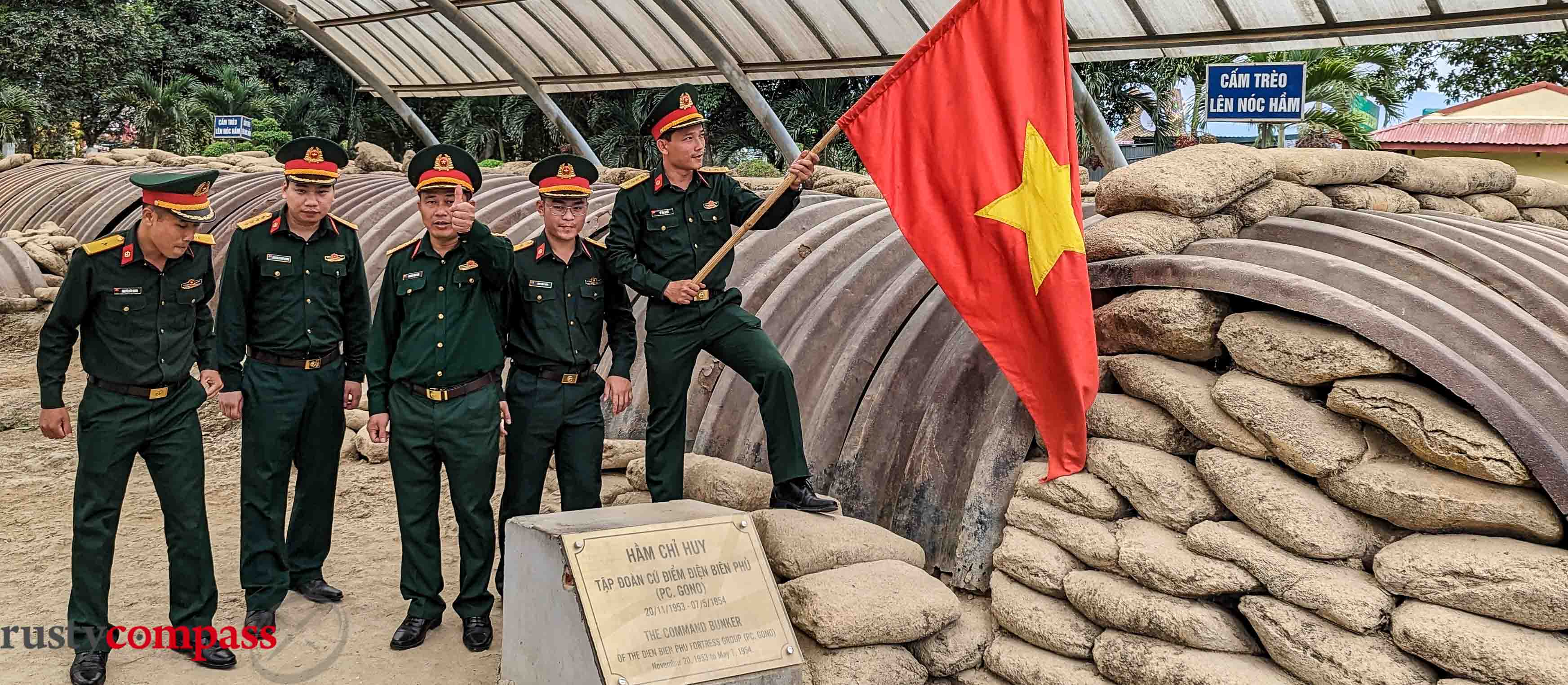 Vietnamese soldiers recreate an iconic photo of victory at Dien Bien Phu - 70 years later.